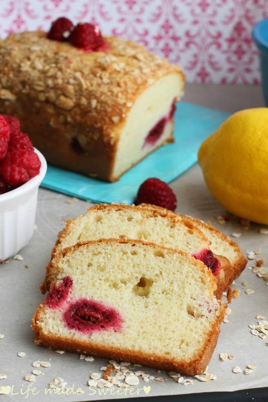 Raspberry Lemon Loaf Cake - Life made Sweeter.jpg