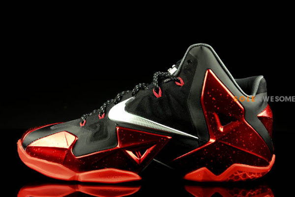Yet Another Look at LeBron 11 Black / Metallic Red / Silver Grey | NIKE ...