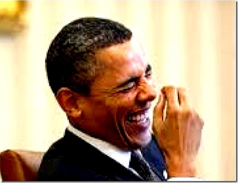 Obama Laughing (at Conservatives)