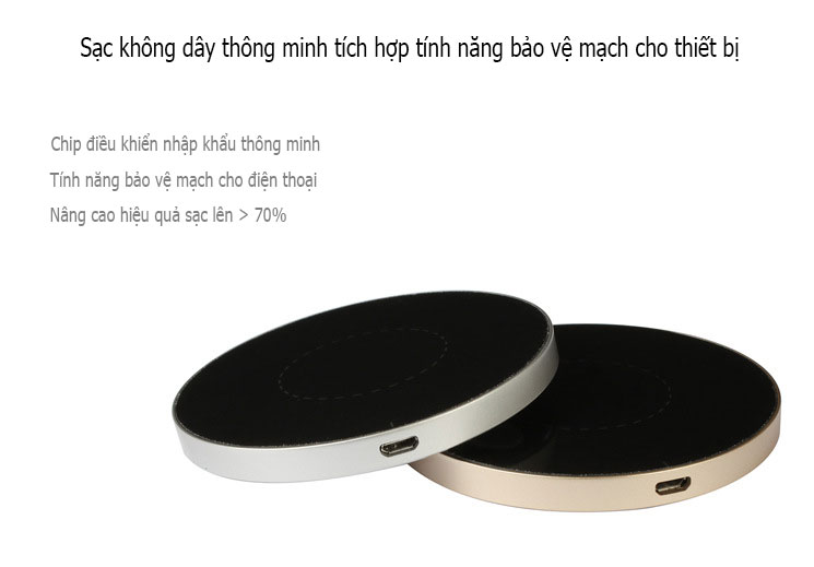 Sạc không dây Qi Sạc không dây cho điện thoại
