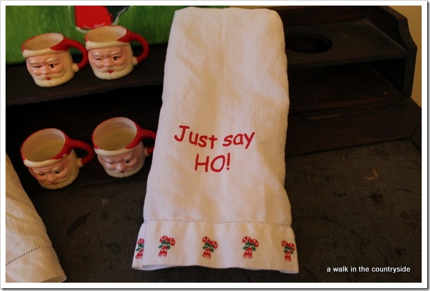 Christmas hand towel