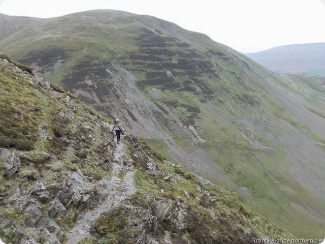 Gill on the path at the top of the Spout