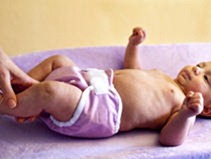 How to change a cloth diaper