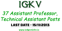 IGKV Backlog Vacancies 2013