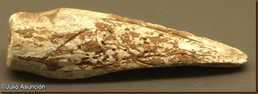 Compresor con cabeza de ciervo grabada - Cueva de Berroberría - Urdax - Museo de Navarra