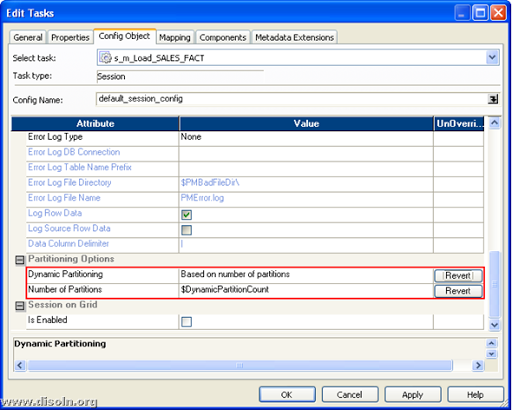 Informatica PowerCenter Dynamic Partitioning