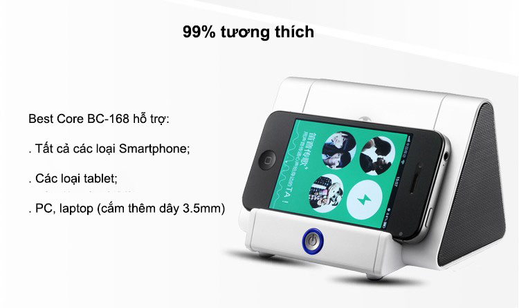 Loa cảm ứng điện từ mini Best Core BC-168 Best Core BC-168
