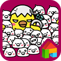 Angry animal(yellow chic)Dodol icon