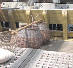 Plymouth Mayflower 8.13 fishing baskets and net