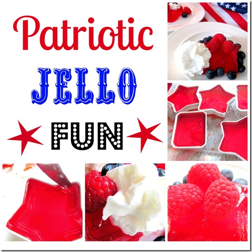 Patriotic Jello Collage