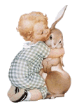 gifs-animados-preciosos-momentos-niña-abrazando-conejo