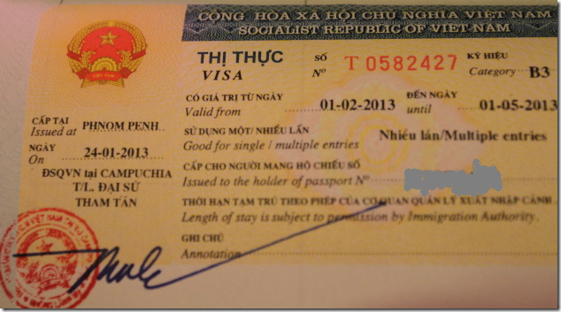 Vietnam Visa from Phnom Penh, Cambodia