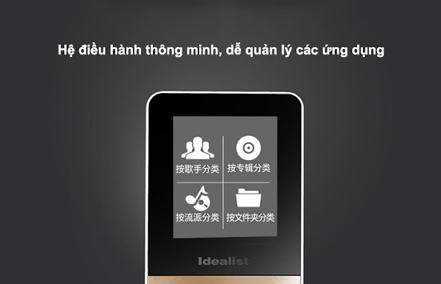Máy nghe nhạc MP3, MP4 Hifi Lossless Idealist S1813 Idealist S1813