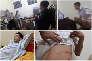 Cảnh bên trong “trại” nuôi người lấy thận. Cảnh bên trong “trại” nuôi người lấy thận.
