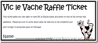 Use Vic le Vache as a free, easy classroom management technique that also promotes creative writing