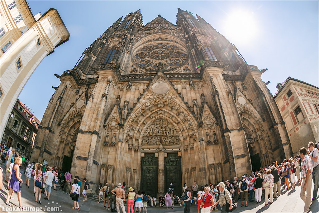 Прага. Собор Святого Вита. Западный вход