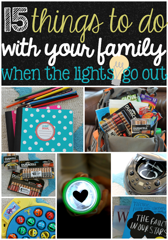 15 Things to Do with Your Family when the Lights Go Out #PrepWithPower  #CollectiveBias #shop