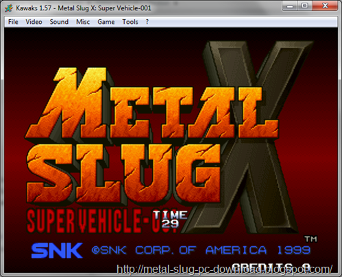 Free Download Metal Slug X PC Games ~ Metal Slug PC Games 