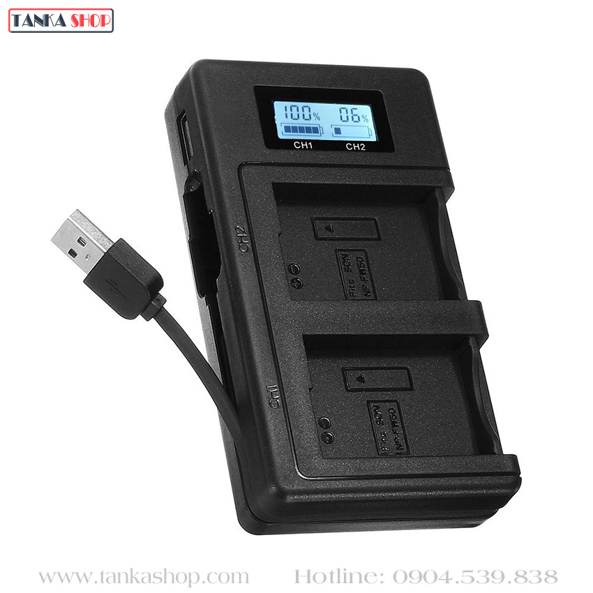 Sạc pin cho máy ảnh sony