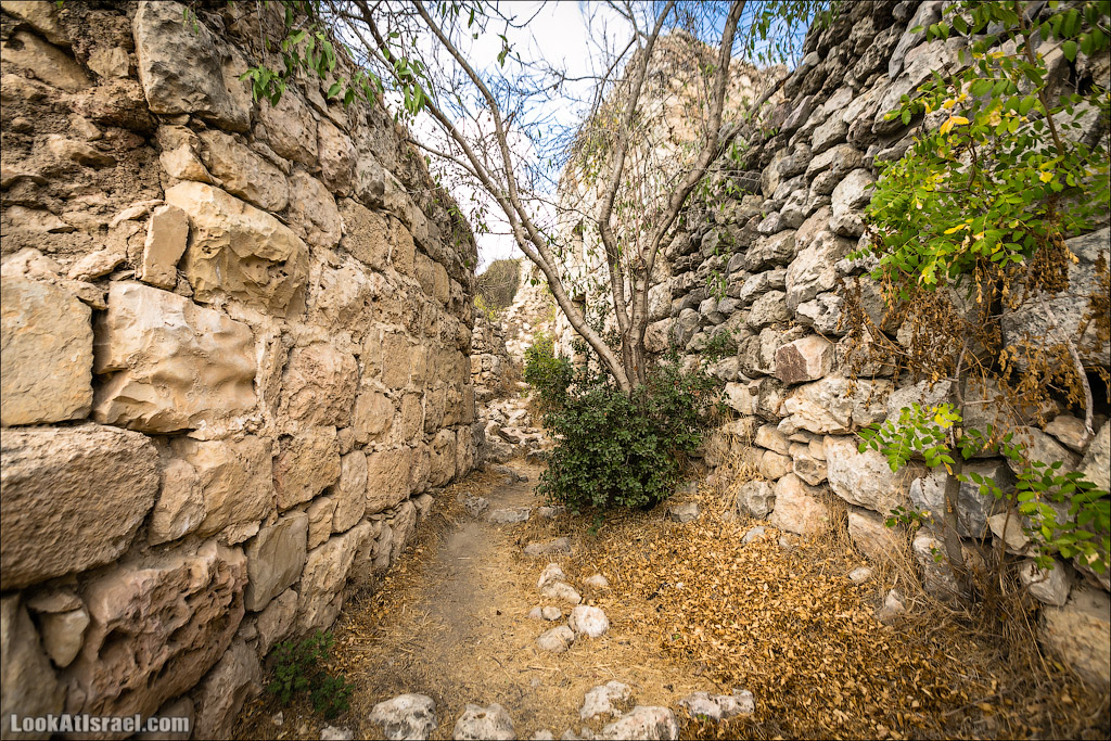 LookAtIsrael.com - Фото путешествия по Израилю | Крепость Бельмонт в кибуце Цуба | Belmont fortress