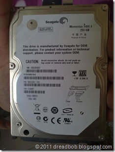 Seagate ST9250827AS