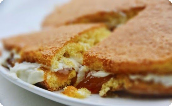 Cake di Asiago e albicocche