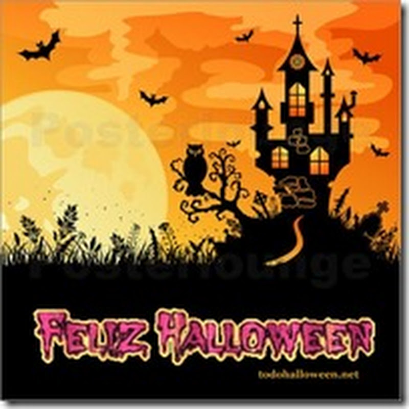 Feliz halloween tarjetas para compartir