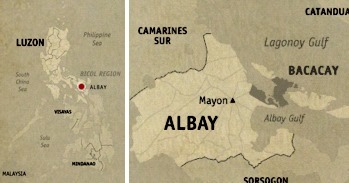 Bacacay Location Map