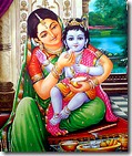 Krishna with mother Yashoda