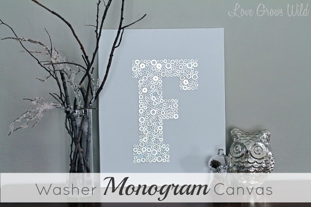 Washer Monogram Canvas with Title