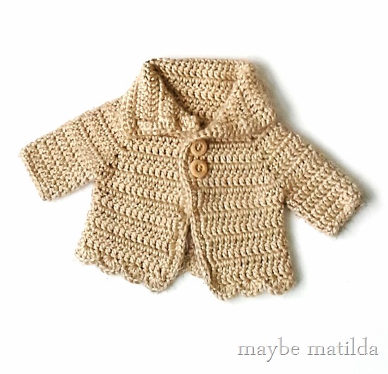 Win this sweet little hand-crocheted baby sweater!