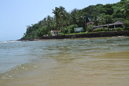 La Mare in India: Baga beach in Goa