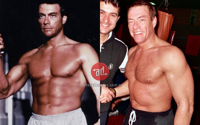 Jean Claude Van Damme before and after
