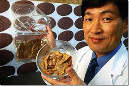 tinja manusia dibuat makanan