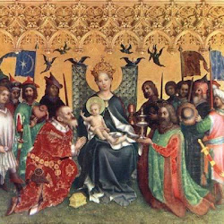 116 - Stefan Lochner - Adoracion de los Magos de la Catedral de Colonia