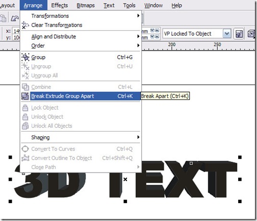 Best Stuff Corner Create 3d Text In Coreldraw Tutorial Best Stuff Corner Create 3d Text In Coreldraw Tutorial