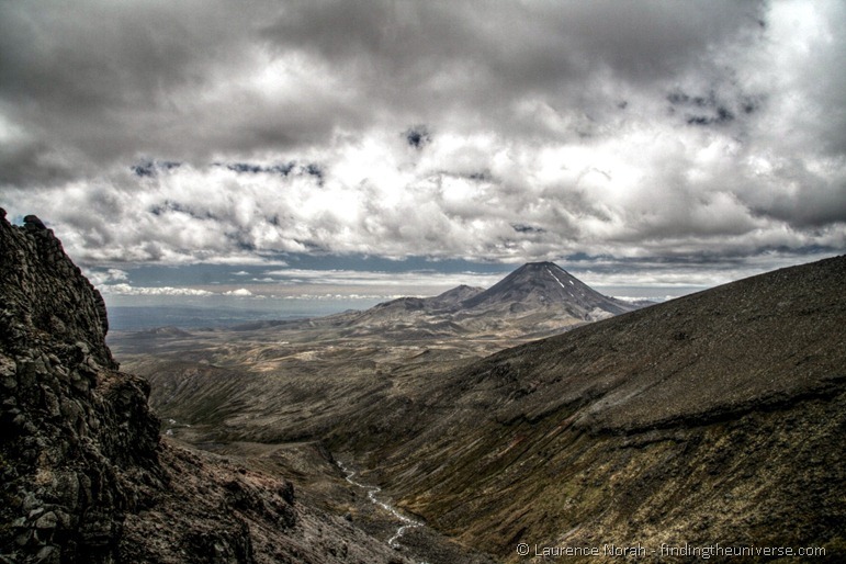 Blick auf Mount Ngauruhoe von Ruapehu