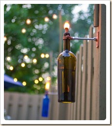 wine bottle lantern