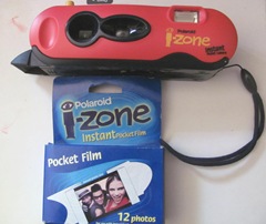 Polaroid camera i-zone w film