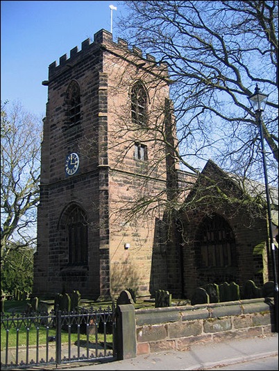 Daresbury church tower