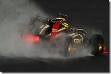 Bruno Senna nelle prove libere del gran premio del Belgio 2011