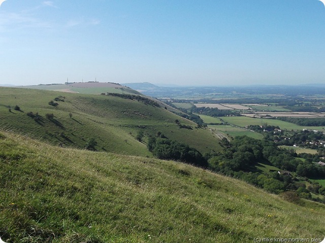 view whilst drinking beer at Devil's Dyke