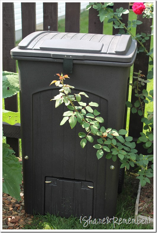 Toter Composter in the garden