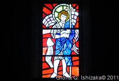 Sabugal - Glória Ishizaka - igreja de são joão - interior - vitral 3