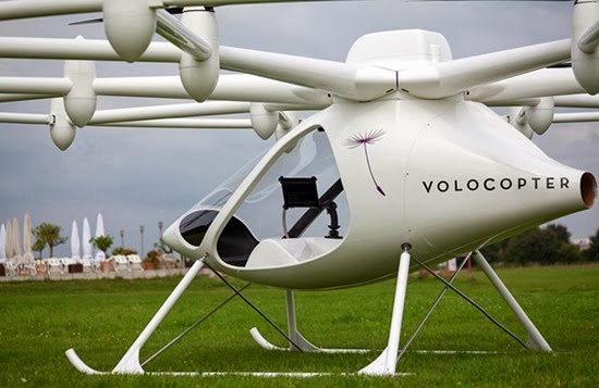 Helicóptero Volocopter elétrico 05