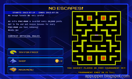 Free Download PAC-MAN +Tournaments All Version Android Game (APK)