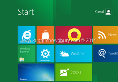 25. Finally the Windows 8 Start Screen