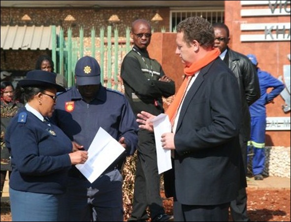 Afrikaner 7Demo May 31 2012 DELMAS against farm murders