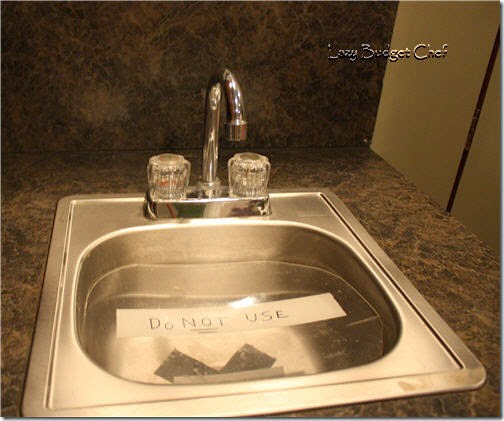 fake kitchen sink