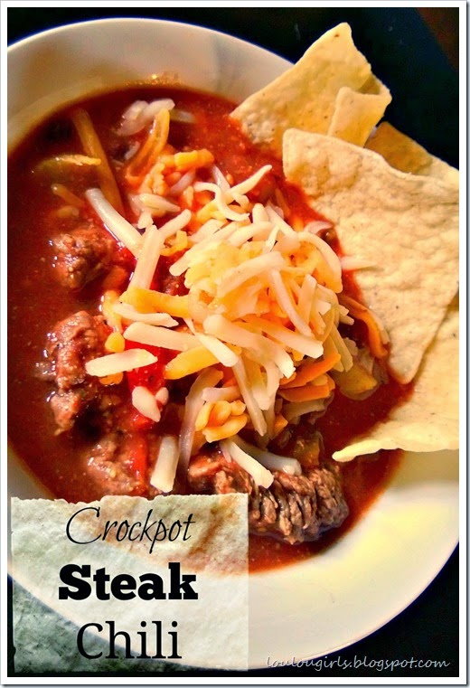 crockpot steak chili